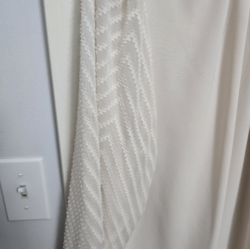 Women's Long Sleeve Blouse - Picture 2 of 5